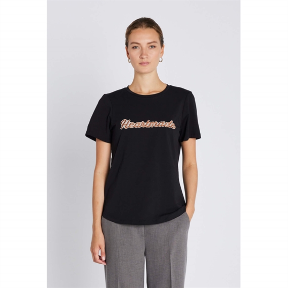Heartmade Efia Logo T-shirt, Sort